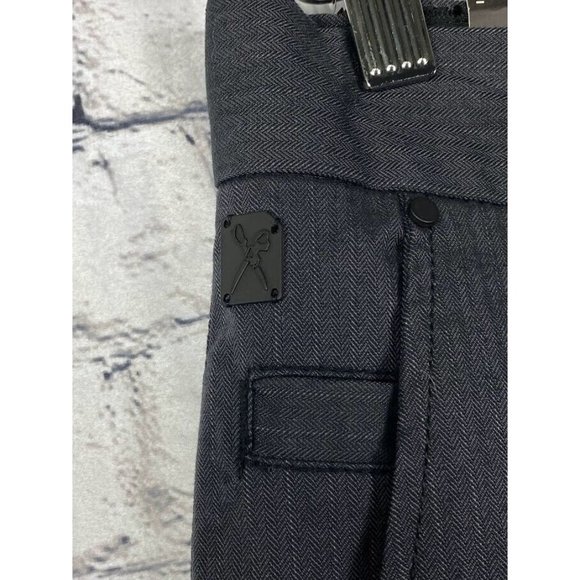 Mens Marc Ecko Chino Shorts Cut & Sew Deadly Threads Charcoal Sz 32 NEW W/ TAGS - Picture 5 of 11